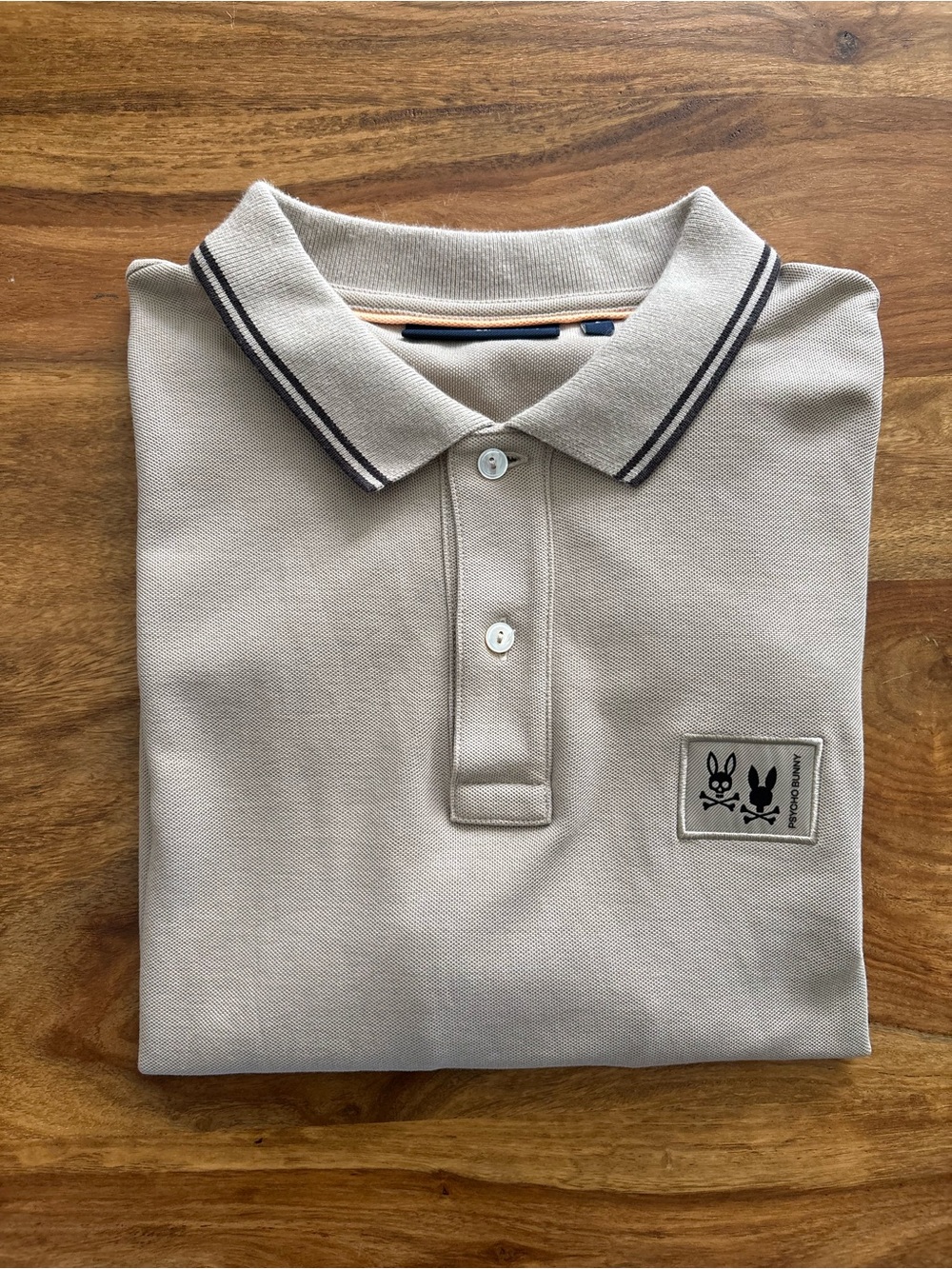 Men's Psycho Bunny Polo Shirt with Contrast Trim